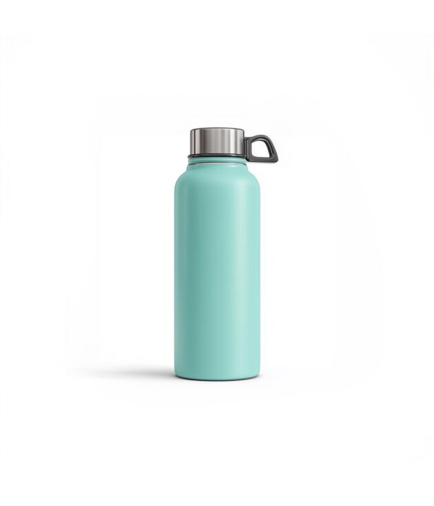 Aqua stainless steel water bottle